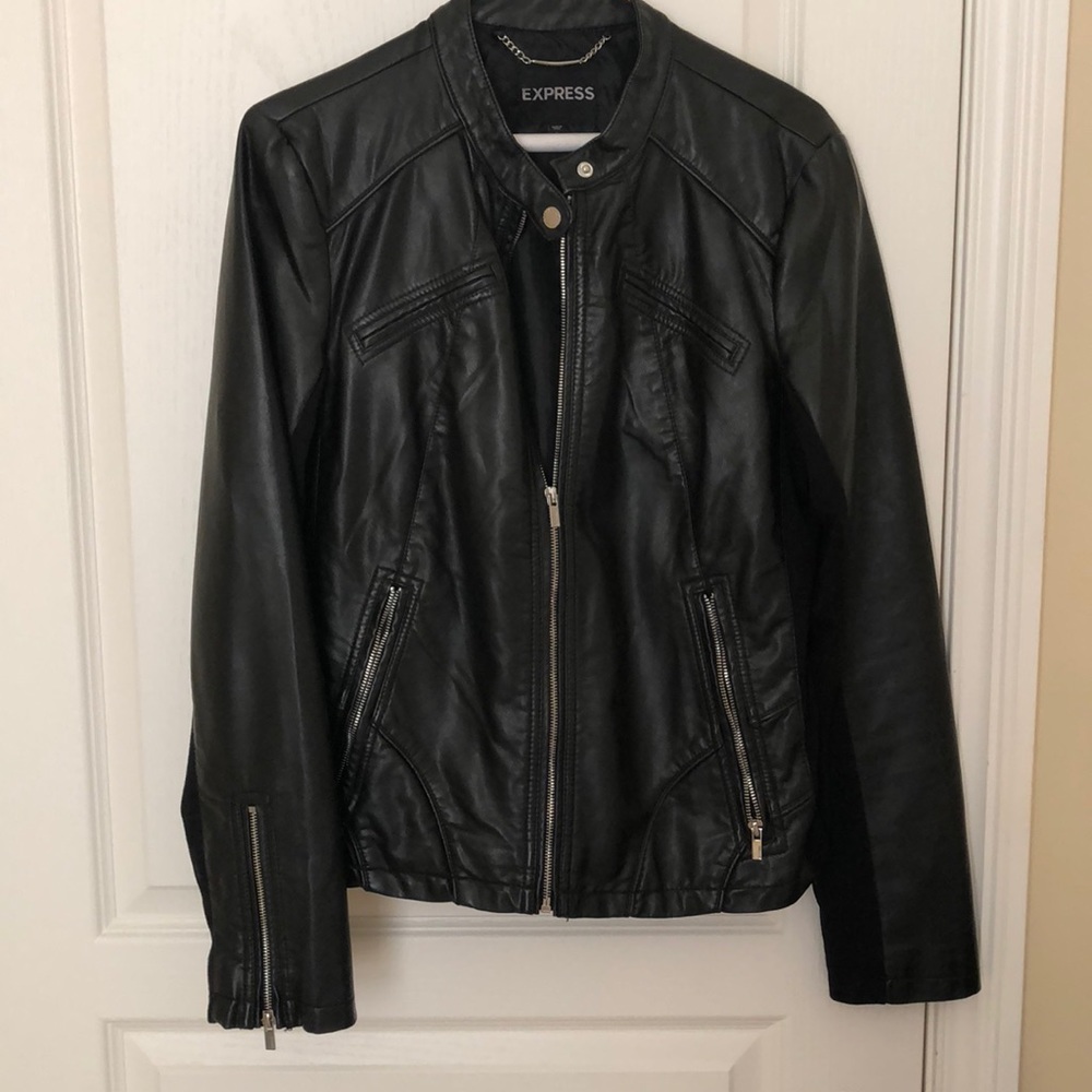 Express faux leather jacket
